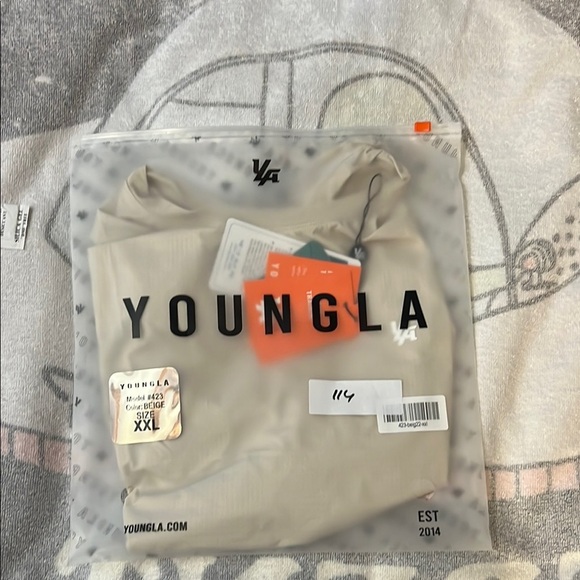 YoungLA Tan Short Sleeve Compression shirt - Picture 8 of 9